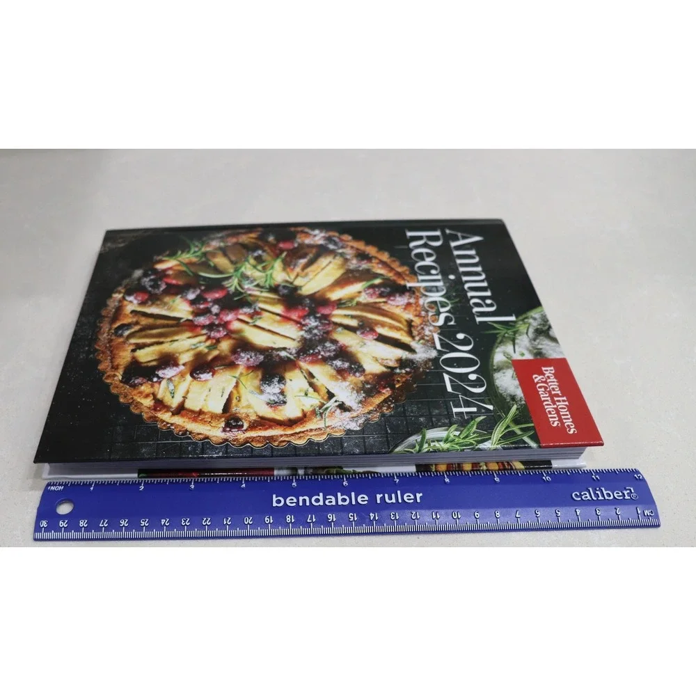 Better Homes & Gardens Annual Recipes 2024 Hardcover Cookbook 200+ Recipes